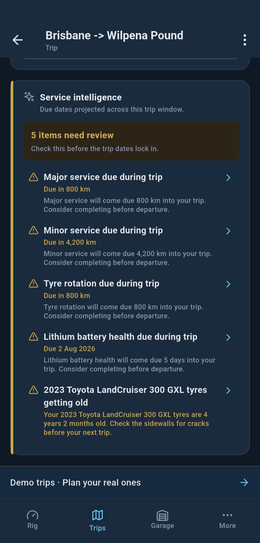 loadmate app: Keep the adventure. Know what you’re carrying.