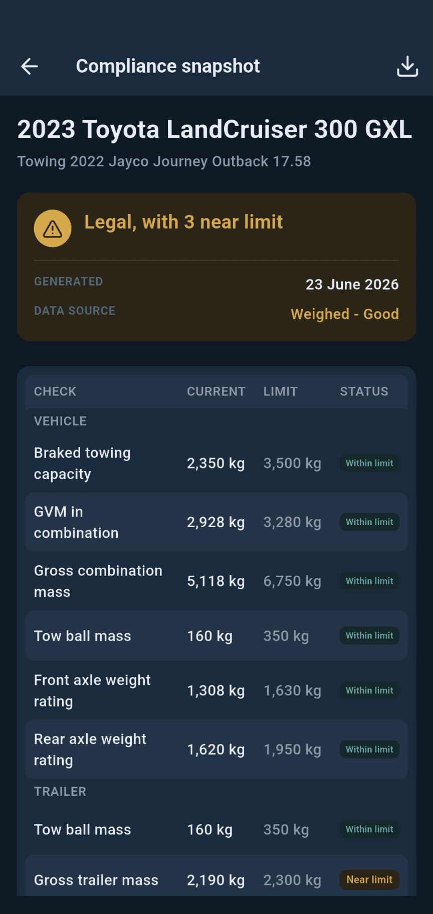 loadmate app: Turn a possible match into a clear packing plan