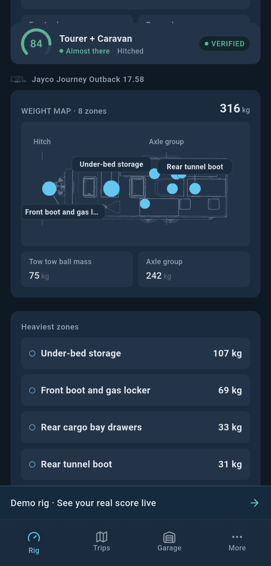 loadmate app: Record a refill as a change to the load